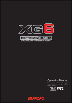 XG6 Operation Manual 2012