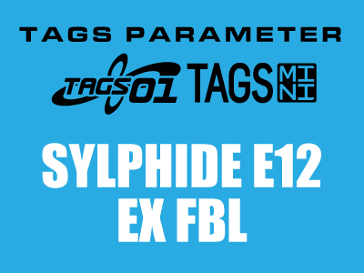 TAGS PARAMETER SYLPHIDE E12 EX FBL 2013