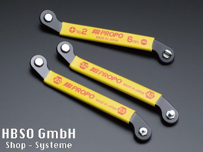 Thin offset hex wrench set