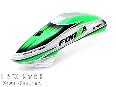 FORZA 450 EX GfK-haube weiss/grün/schwarz lackiert