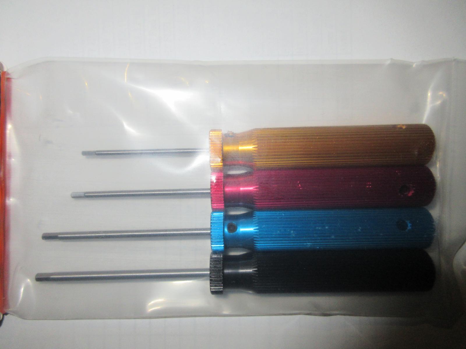 NEW TYPE HEX DRIVER SET (1.5mm, 2mm, 2.5mm, 3mm)