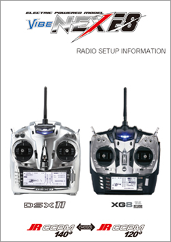 VIBE NEX E8 Radio Setup Information
