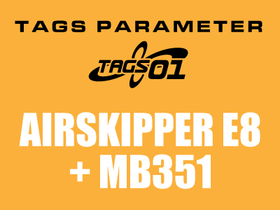 TAGS01 parameter Airskipper E8 FBL 2012